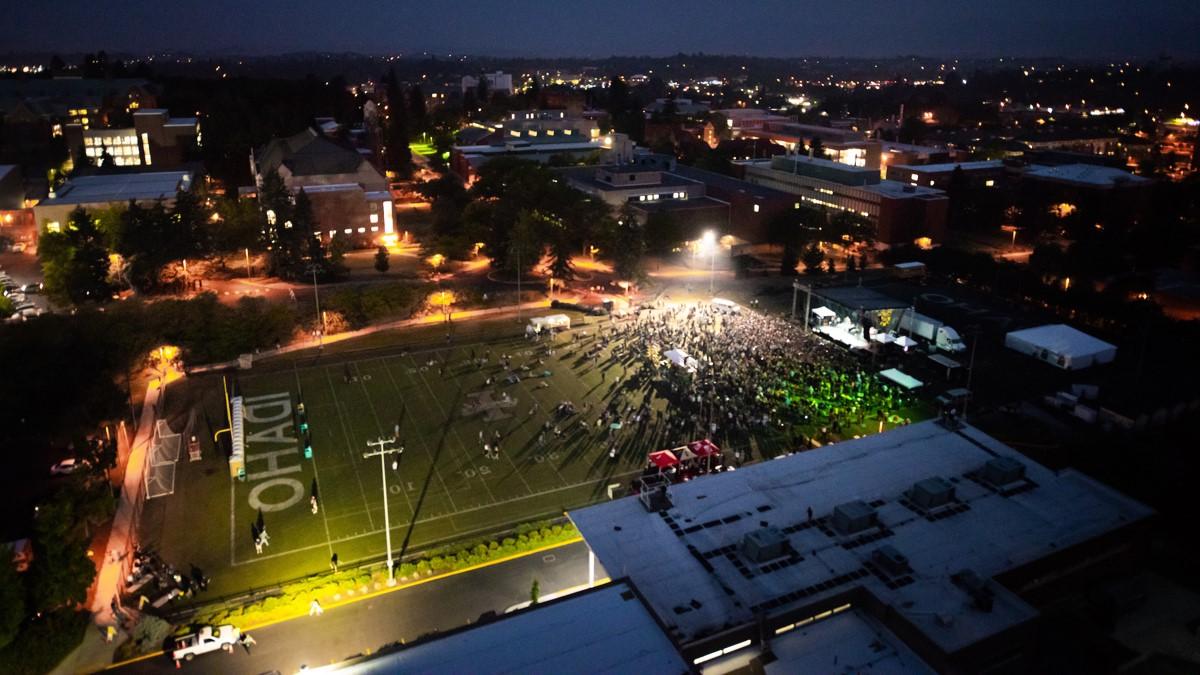 Rodney Atkins concert on the East Practice Field (formerly the SprinTurf)